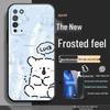 Honor X10 Anti-Fall Silicone Phone Case: Creative Cartoon Design, Soft and Durable.