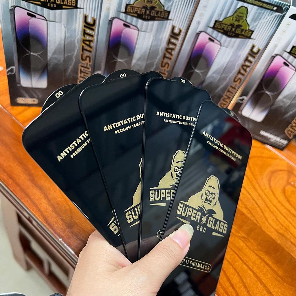 Apple iPhone 15 Pro Max Tempered Glass Screen Protector, Full Coverage, High Definition