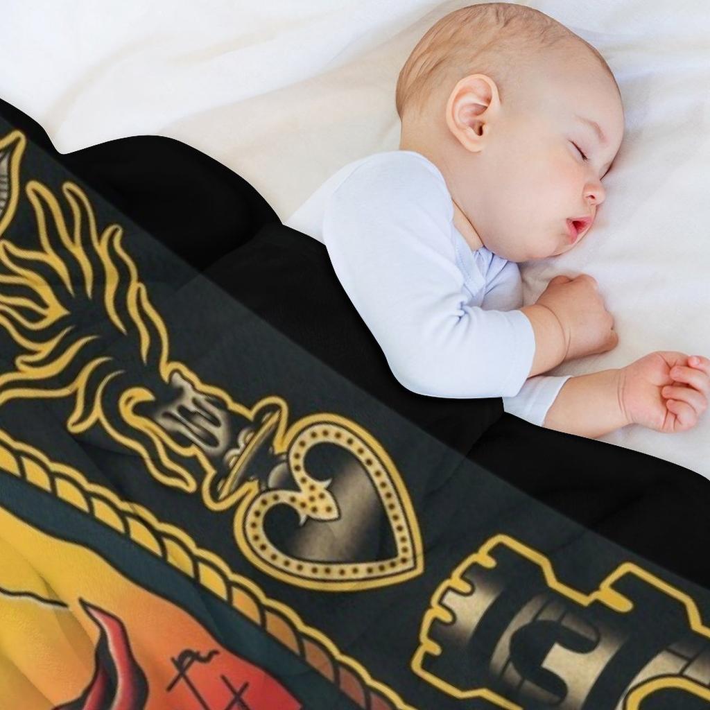 Rock of Ages watercolor ((horizontal version)) Throw Blanket Moving Extra Large Throw Tourist Furry Blankets