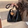 Ielgy Autumn Winter Large-Capacity All-Match Commuter Shoulder Soft Leather Mess