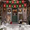Pull Flag for Home Xmas Pendants Christmas Decorations Garlands Flag Banner Christmas Ornament