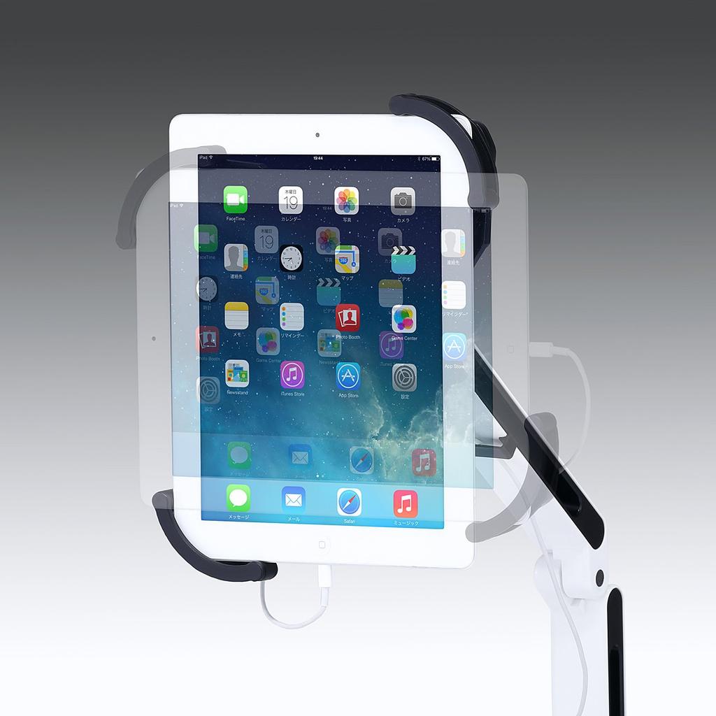 SANWA SUPPLY Arm for iPads and Tablets Compatible with Inches CR-LATAB9 7-11