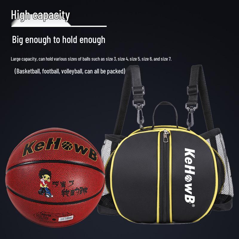 Trendy Sports Backpack: Basketball Handbag & Shoulder Bag for Students