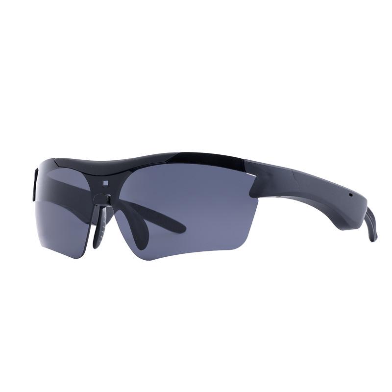 

AI Smart Bluetooth Sports Sunglasses: Wireless Calls, Audio, UV Protection for Outdoor Cycling. чорний