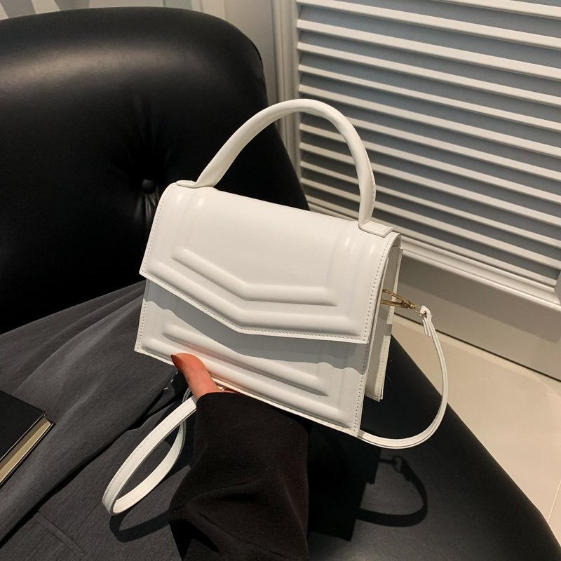 Women'S Bag Small Square Bag Press Shell Versatile Shoulder Bag Foreign Style Handbag Fashion Messenger Bag