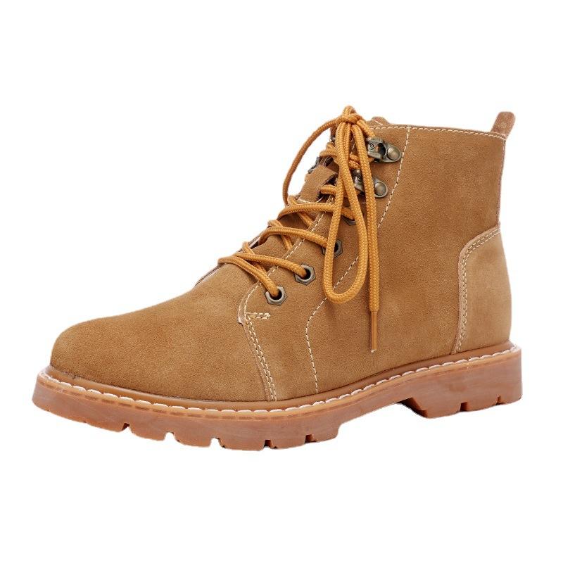 Special Leather Martin Boots Men'S Boots Japanese High-Top Men'S Shoes Round Head Retro Tooling Boots Short Boots Waterproof Desert Boots