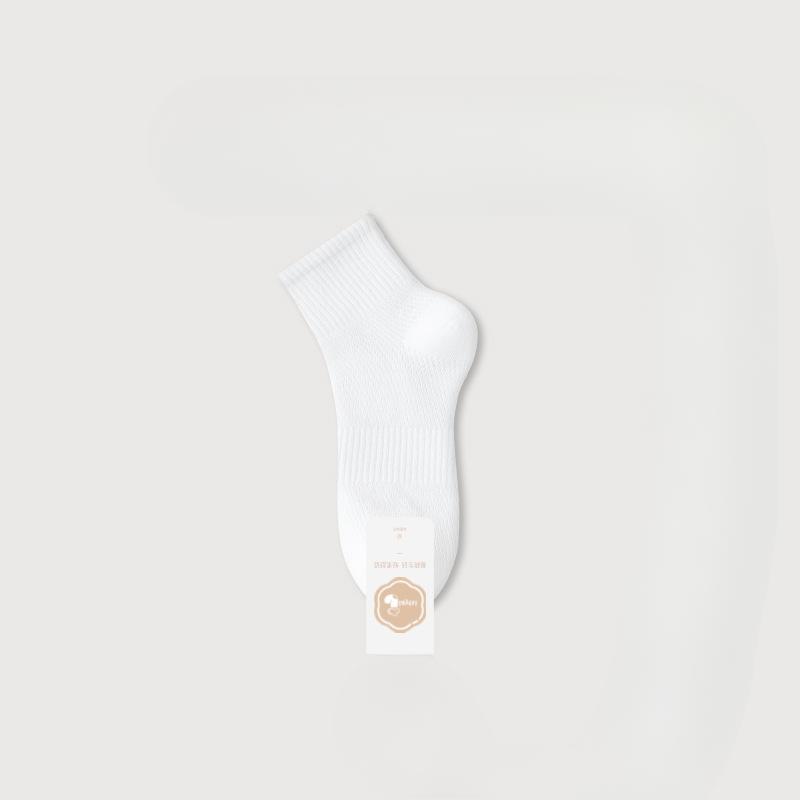 Men's Summer Thin Commercial Cotton Sweat Absorbing Deodorizing Breathable Socks