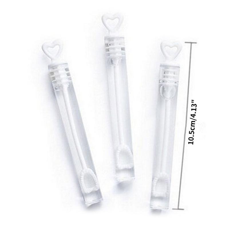 20Pcs Wedding Bubble Tube for Kids Party Bags and Table Decorations Unforgettable Moment Bubbles Tubes