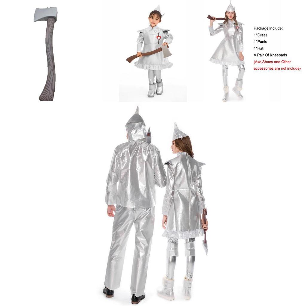 Stunning Wizard Of Oz Tin Man Cosplay Suit For Family Fun And Halloween Celebrations