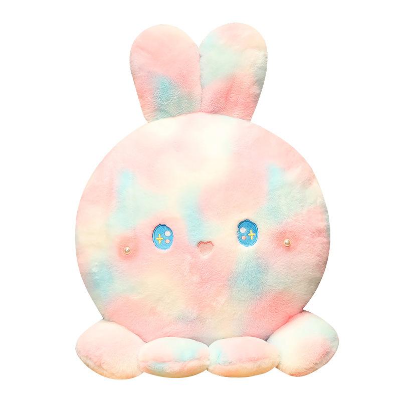 New Gradient Octopus Push Pillow Plush Toy Creative Cute Doll Birthday Gift