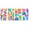 Stickers repositionnables petits monstres
