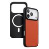 MELKCO iPhone 17 Pro Max Leather Case for MagSafe, Orange