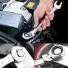 Quick Release Dual Heads Ratchet Wrench Dual Heads Ratcheting Socket Spanner Car Repair Nut Tools