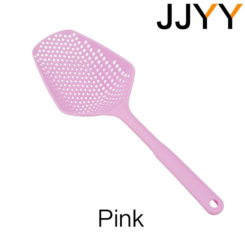 JJYY  Plastic Water Shovel Drainage Shovel PP Plastic Ice Shovel Colander Filter Shovel Drainage Spoon Kitchen Tools