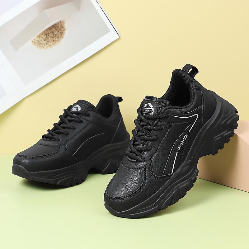 Fashion Autumn Casual Comfortable Sports Shoes Inner Heeled Shoes Thick Bottom Anti Slip Fashionable Versatile Shoes 2025