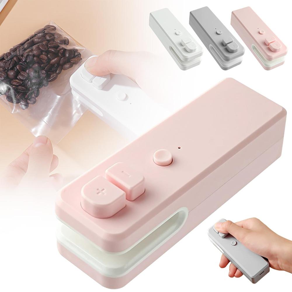 

Vacuum Mini Bag Sealer Plastic Sealing Machine New 2 in 1 Bag Sealer for Snack Bags