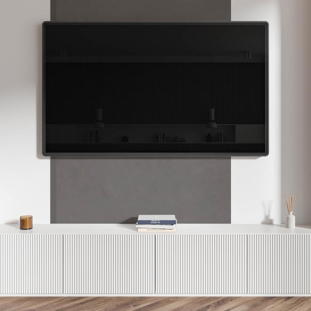Self-adhesive Decoration with Graphics for Office or Study 120x60 Cm Color Gray