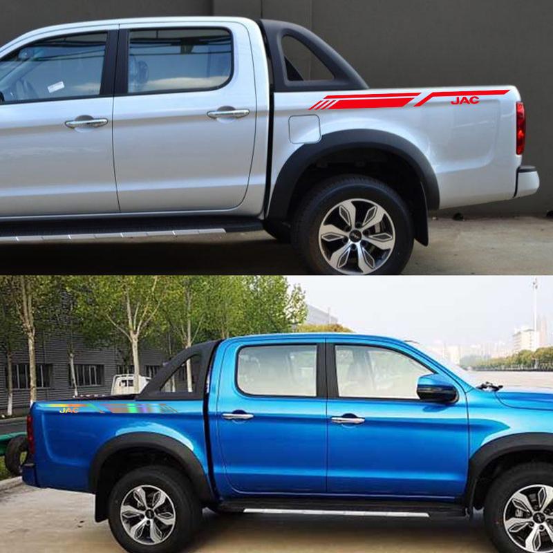 Pickup Side Sticker For JAC T6 T8 Jianghuai Shuailing Car Stripes Style Decor Decal Truck Vinyl Cover Auto Tuning Accessories