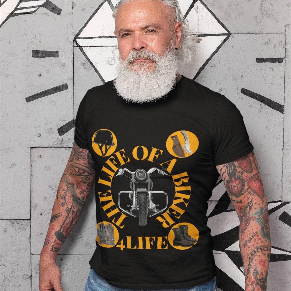 The Life Of A Biker T-shirt, Biker Tshirt, Biker Shirt, Gift Idea For Biker, Funny Motorcycle Shirt Collection, Motorcycle Clothing Biker XXXXL