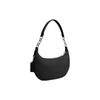 Coach Payton 28 Zipper Closure Leather Half-moon Bag Armpit Bag Hand Shoulder Bag Medium Size Women's Black