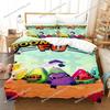 Set de lenjerie de pat 3D Kawaii Game Boomerang Fu Single Twin Full Queen King Size Set de pat Adult Copil Dormitor Seturi husă de plapumă Textile de casă