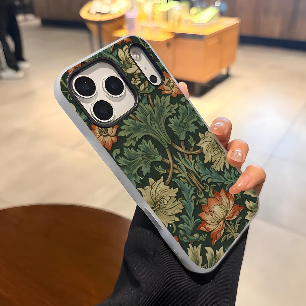 

William Morris Thief Design Phone Case For IPhone 17 Air 16 E 15 14 Plus 13 12 11 Pro Max Jelly 2 In 1 Protective Case iPhone 11 Pro Max
