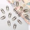 200 Pcs Love Heart Shaped Paper Clips 0.78-inch Small Paper Clip Stainless Steel in Tinplate Paper Clips Holder Cute Mini Paperclips Decorative Paper