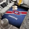 Tapis de sol Équipe de hockey des Canadiens de Montréal Convient pour l'intérieur et l'extérieur, Tapis pour maisons, bureaux, salons, Décoration intérieure, Cadeau de Noël