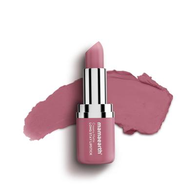 Creamy Matte Long Stay Lipstick 4.2g Pack of 1 with Intense Color & Hydrating Finish (Mauve Bloom)