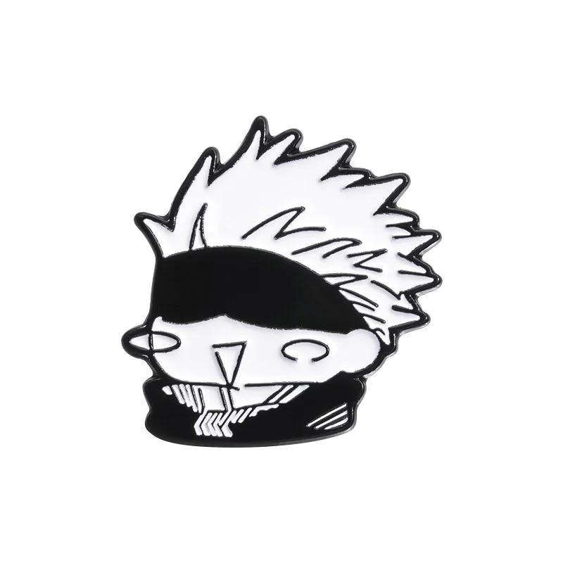 Anime JJK Jujutsu Kaisen Cosplay Brooch Enamel Pin Badges Brooches for Clothes Jewelry Accessories Fashion Jewelry Gift