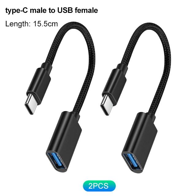 Type C to USB Adapter 3.0 USB-C 3.1 Male OTG A Female Data Connector For MacBook Pro iPad Mini 6/Pro MacBook Air Type C Devices 3