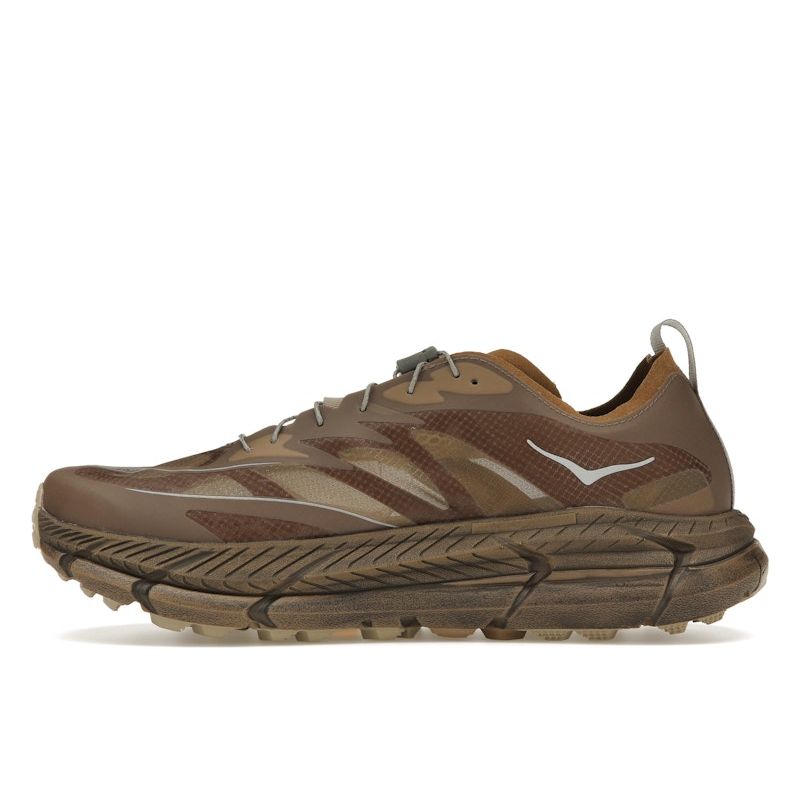 HOKA Satisfy X Mafate Speed 4 Lite Rubber Unisex Sneakers Brown 1157050-RBBR
