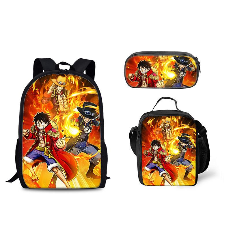 One Piece Backpack Ice Pack Set For Students With Nylon Material And Daily Use