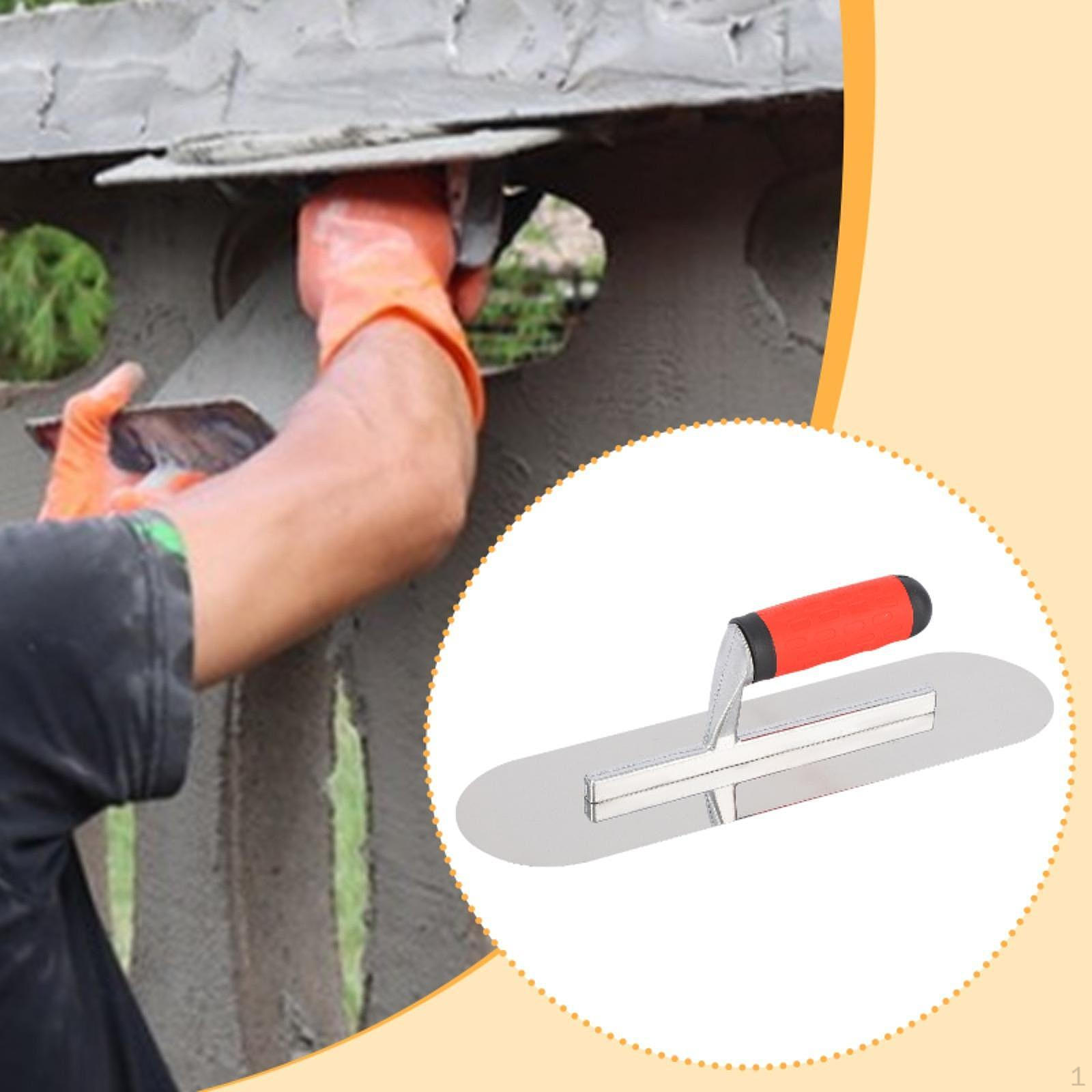 

Шпатель с круглой головкой Эргономичная рукоятка Зеркальная полировка Профессиональный Многофункциональный Нержавеющий 30cmx10cm