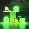 DIY Halloween Ghost Miniatures Pumpkin Ghost Ornament Halloween Luminous Ornament  Party Props