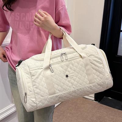 Bolsa de viaje Separación de seco y húmedo Bolsa de fitness Bolsa de yoga de gran capacidad Bolso tote deportivo Bolso de hombro para embarque laboral