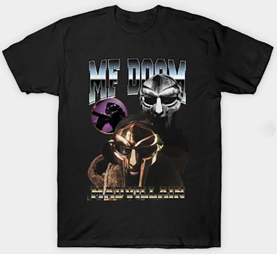 MF DOOM Short Sleeve  Mens Unisex S-3XL Black Fan Art Unisex T-Shirt