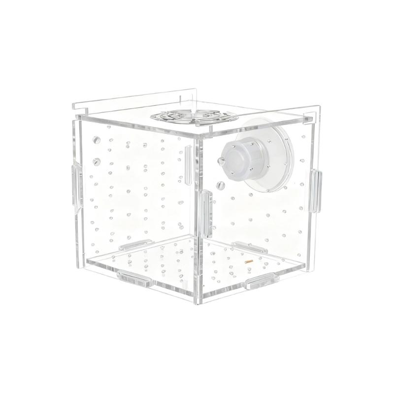 FishTank Hatchery Incubator Aquarium Small Breeding Box Clear Breeder Isolation Hatching Box