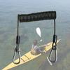 Kayak Paddle Leash Safety Tool Lanyard Kayak Accessory Stretchable Coiled Leash