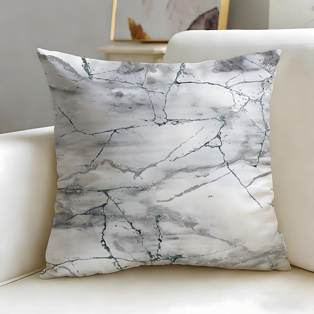 Flowers and plants Cushion Cover Soft  EasyWash Pillow Case  Versatile for Couch Bed Travel and Office