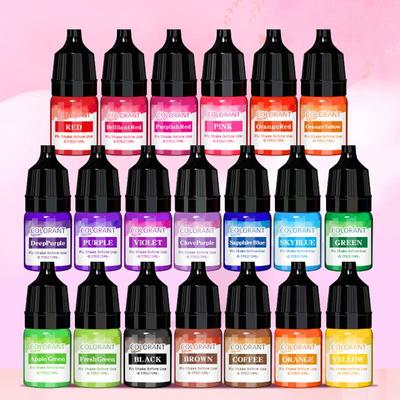 5 ml/butelka Pigment do świec woskowych Nietoksyczny pigment do świec sojowych Płynny barwnik Wosk sojowy DIY Barwniki do mydła Materiały do produkcji świec