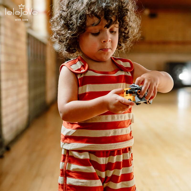 LELE JOVE Kids  Striped Summer Vest 90