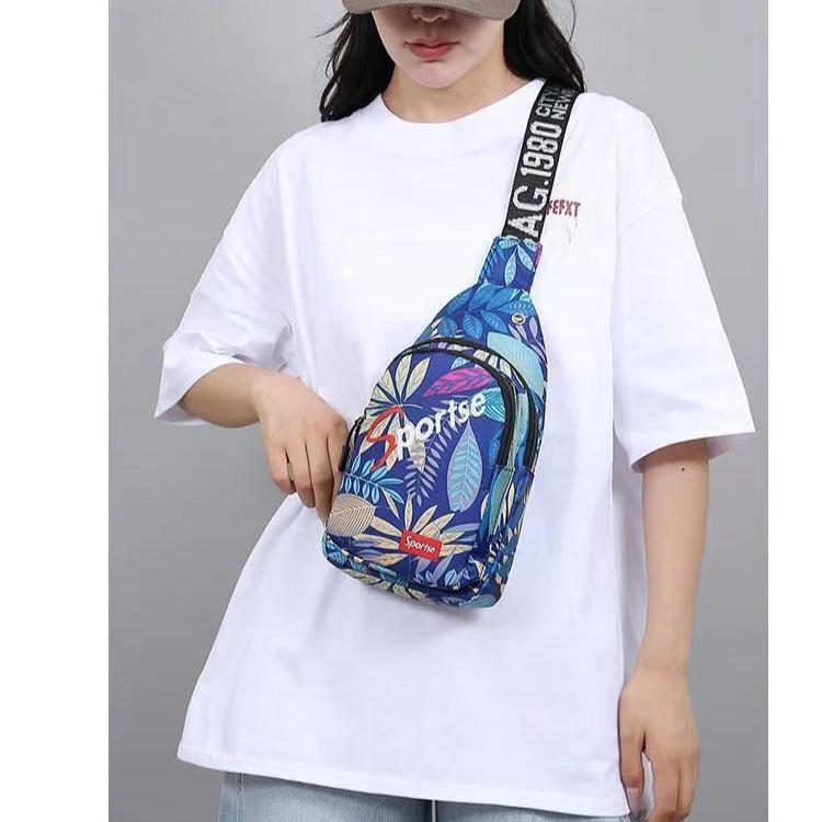 Chest Bag Men's One Shoulder Crossbody Bag Large Capacity Outdoor Sports and Leisure Fashion Small Shoulder Bag Large Capacity