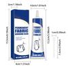 50ml Multifunctional Fabric Glue Washable Fabric Adhesive Waterproof Permanent Fabric Bonding Glue for Clothing Repairs