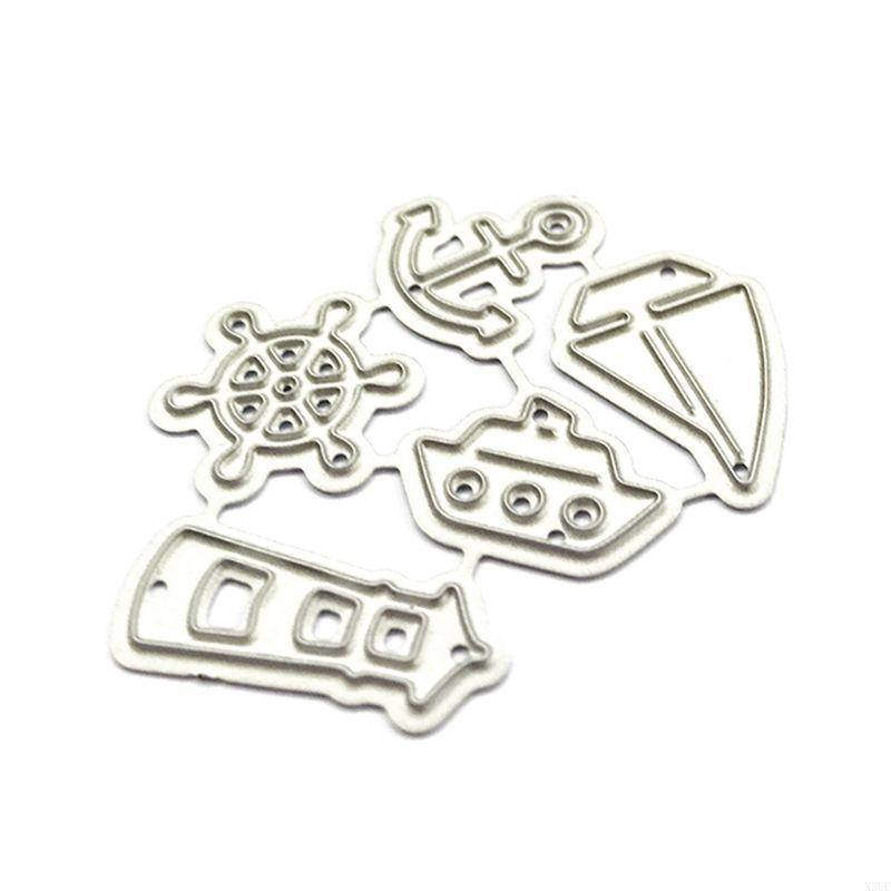 

Sailing Lighthouse Metal Cutting Dies Stencil Scrapbooking DIY Album Stamp Paper Card Embossing Decor Craft X3UC серебряный