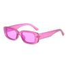 Vintage Black Square Sunglasses Woman Luxury  Small Rectangle Sun Glasses Female Gradient Clear Mirror Oculos De Sol