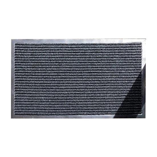 Striped Front Door Mat Heavy Duty Absorbent Entrance Doormat Indoor Outdoor Fade Resistant Waterproof
