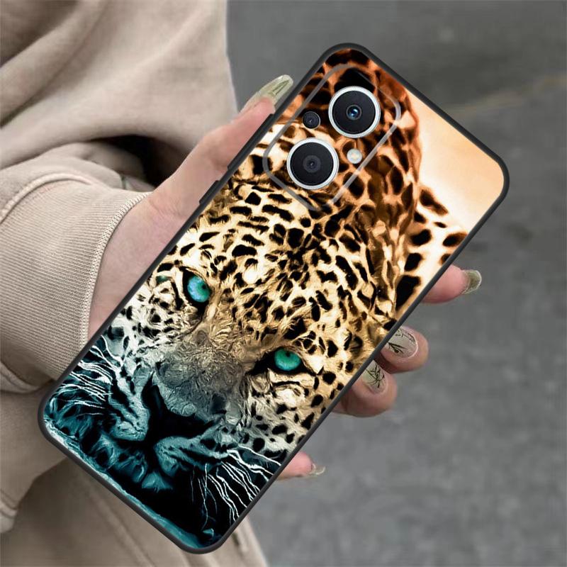 Cheetah Panther Snow Cheetah Case For OPPO Reno 14 10 11 12 13 Pro 11F 12F 13F 14F 7 8 Lite OPPO Find X9 X8 X5 Pro Cover