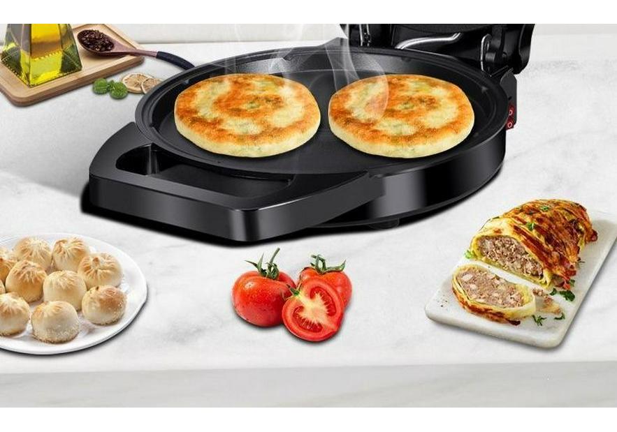 Household Electric Pancake Maker with Double-Sided Heating and Automatic Power Off