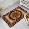 Brown five-pointed star Rug Floor Mat for Living Room or Bedroom Soft and Comfortable Carpet a Gift for Birthday and Holiday.MFF0918636